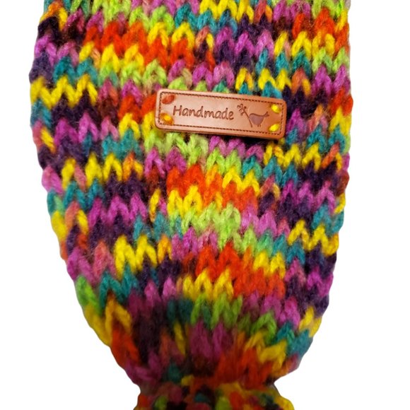 Handmade Rainbow Hat, Scarf and Mittens Set - Picture 10 of 10